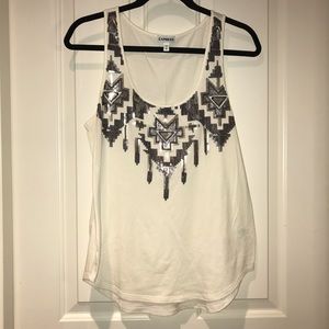 Express Sequin Tank Top